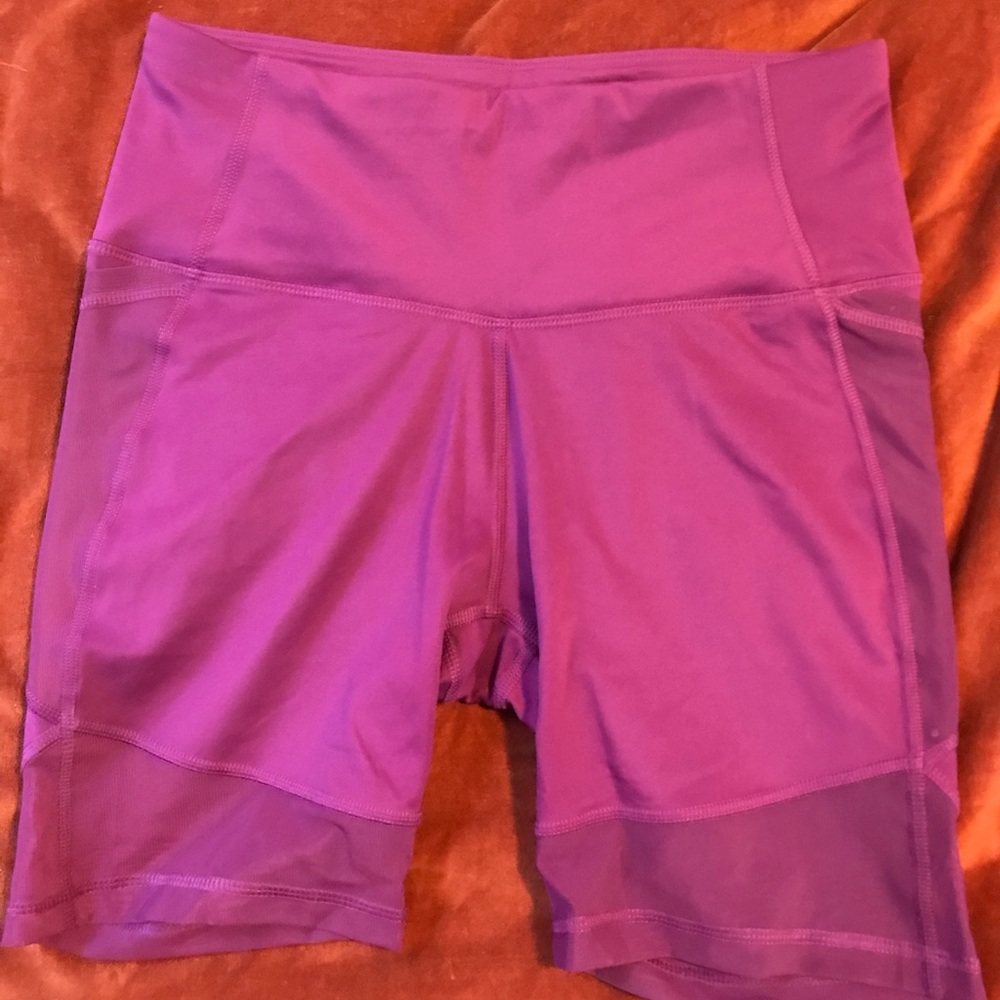 Pink bike shorts